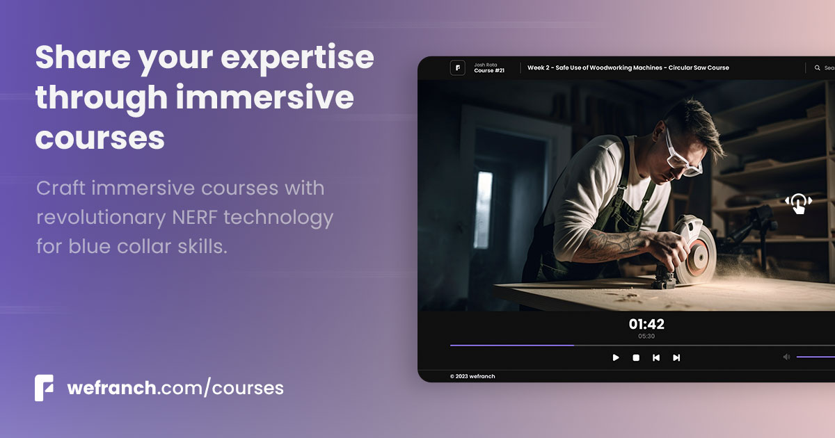 Wefranch Immersive Courses