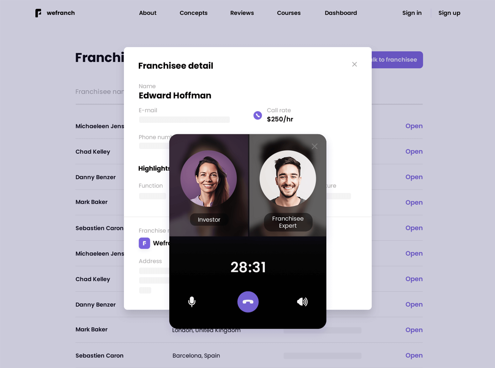 Wefranch's tools help you launch your franchise